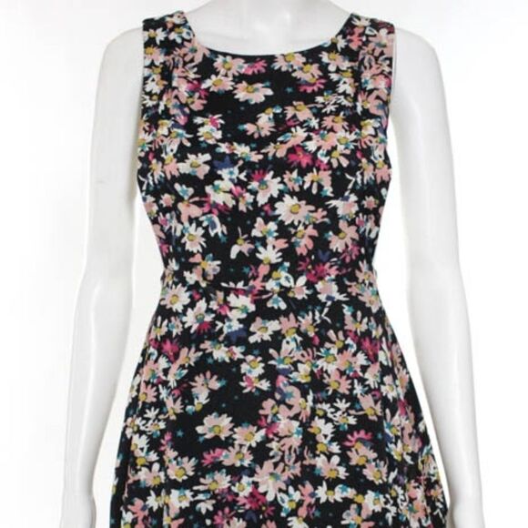Luna Floral Print Sleevless A-line Dress Sz. M - Picture 1 of 7